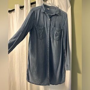H&M Jean-like button down dress